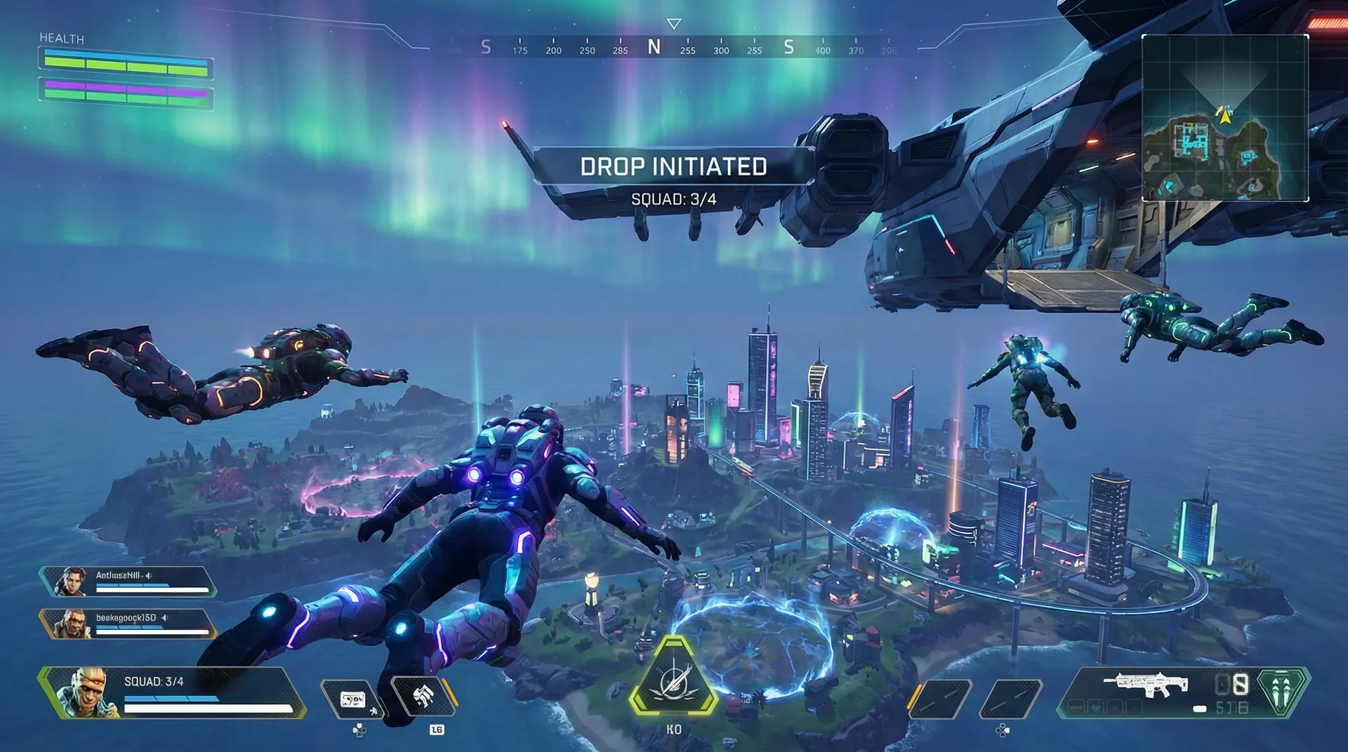 大逃杀游戏空降瞬间 - 电竞投注 精彩操作