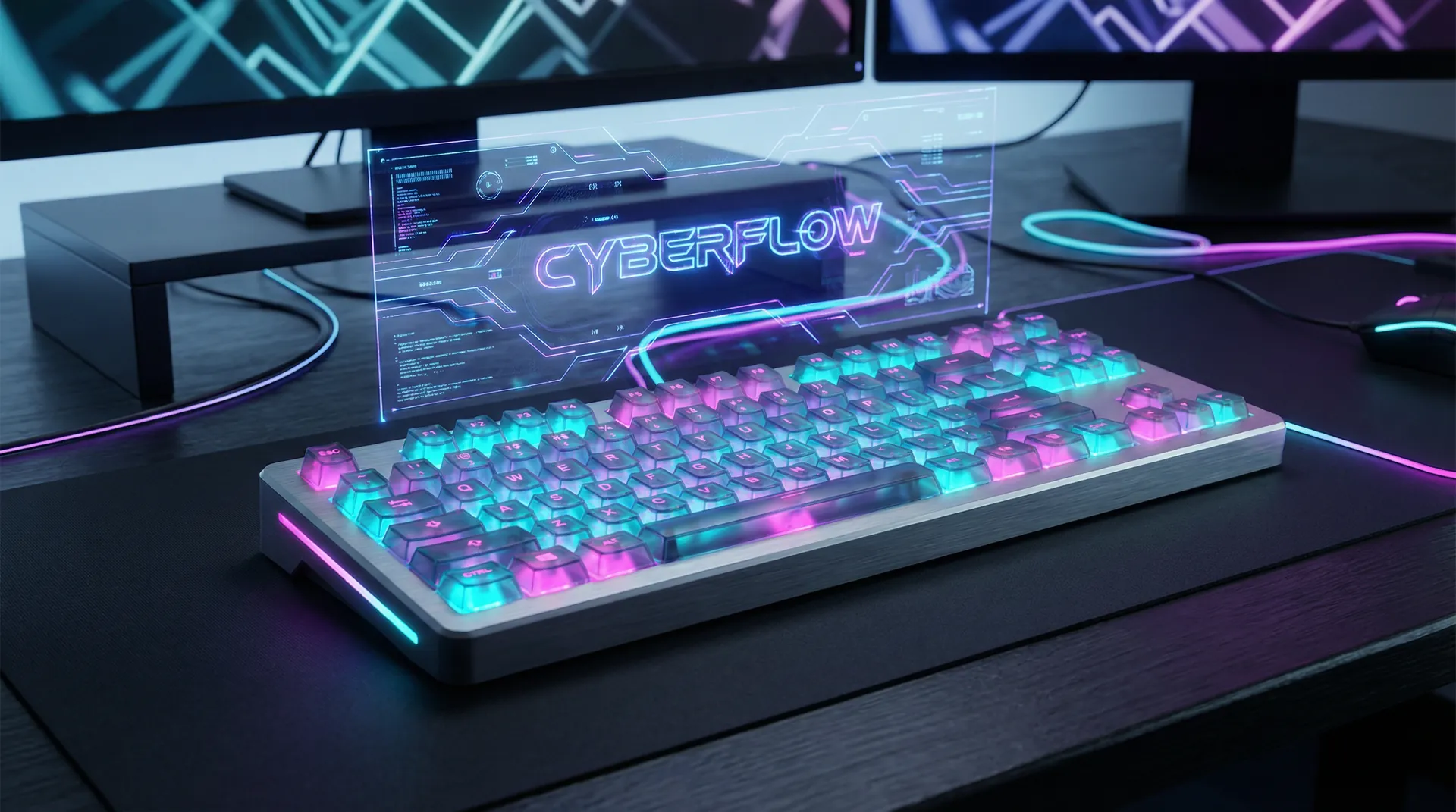 赛博朋克风格机械键盘 - 电竞投注 外设评测