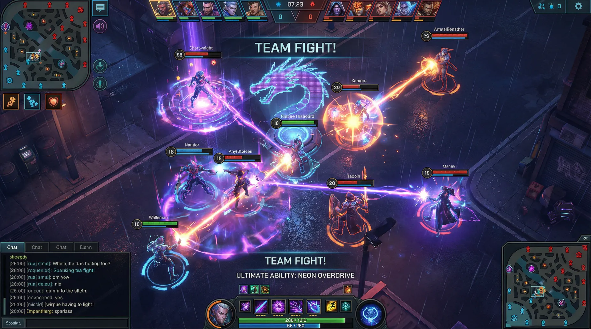 MOBA游戏团战名场面 - 电竞投注 高能时刻